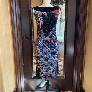 New with Tags -Dress in multicolor great for traveling no ironing needed.